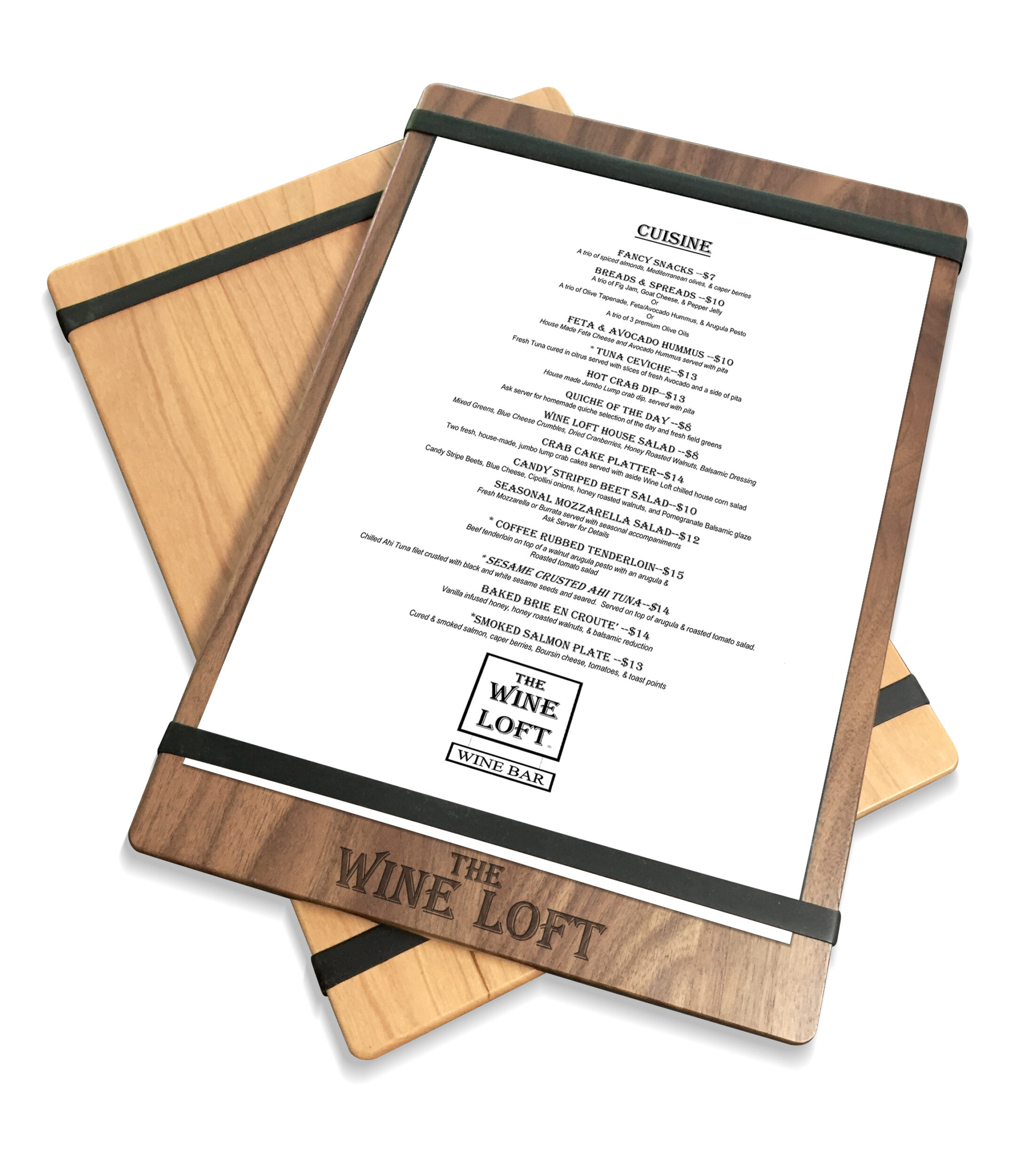 WOODEN MENU BOARD ENGRAVING ONLY