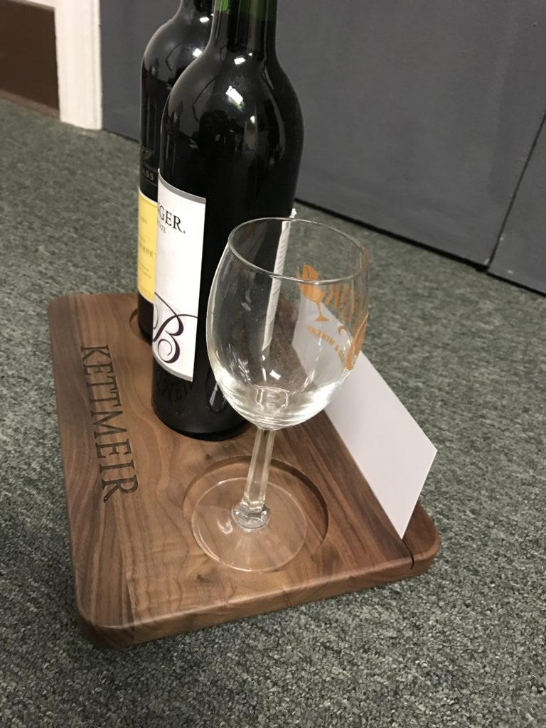 Custom wine flight Moslow Wood Products (Virginia)