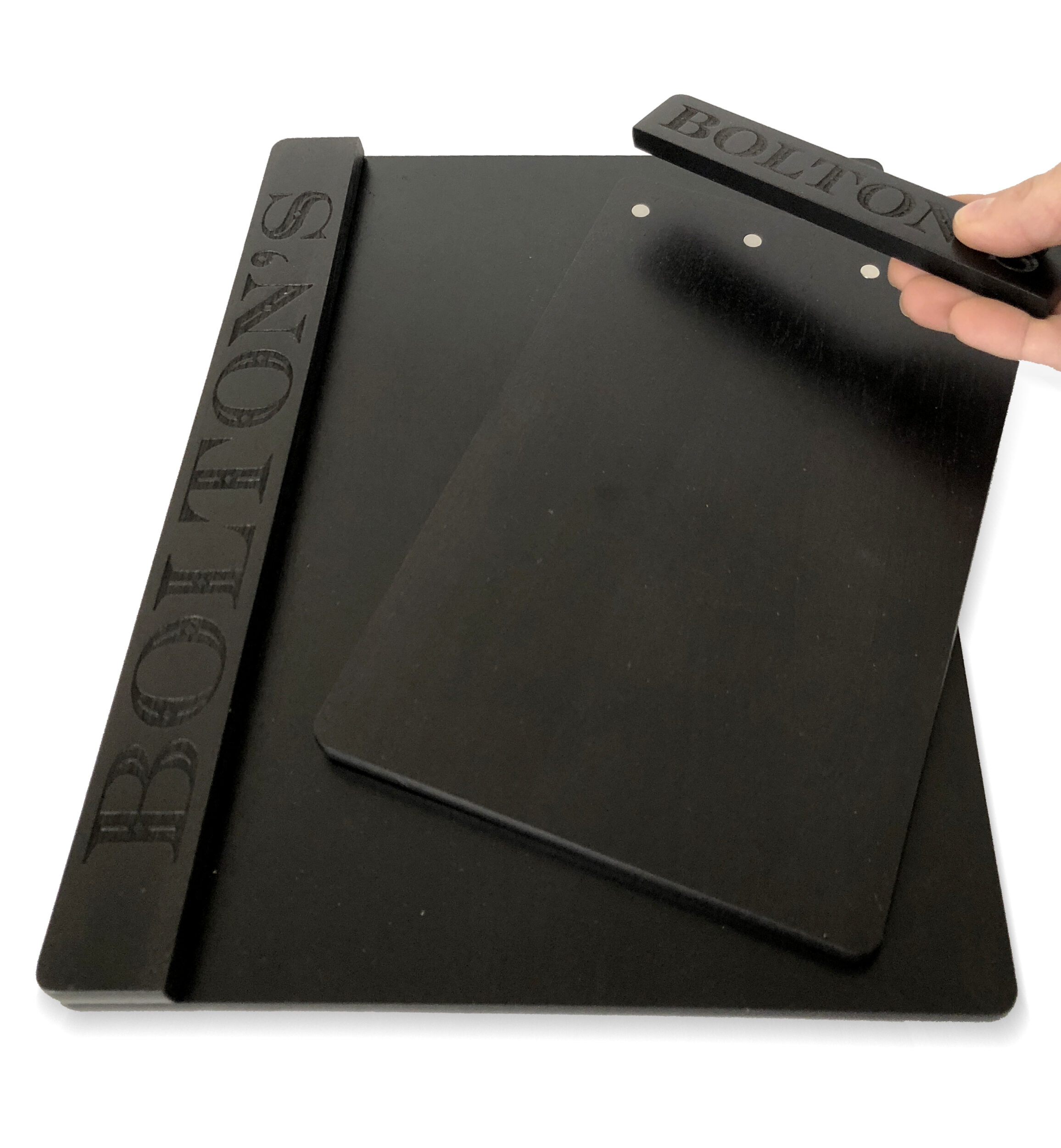 Custom Menu Board with laser engraving Moslow Wood Products