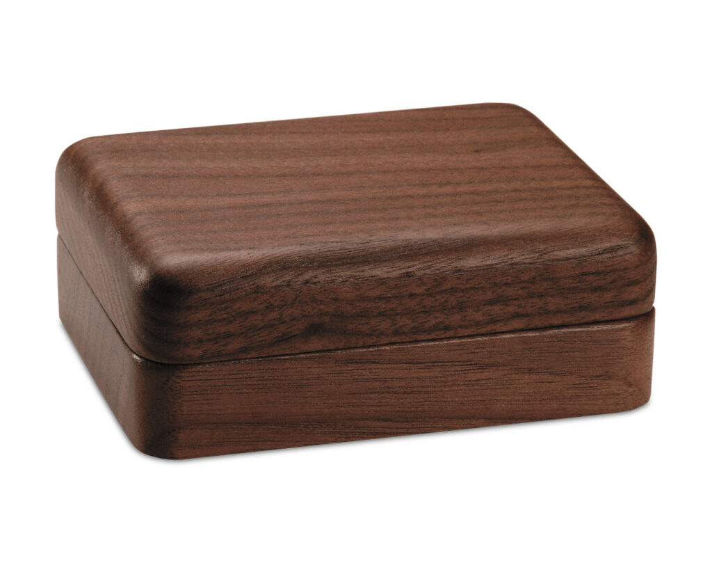 3 1 2 X 4 1 4 X 1 1 2 Solid Walnut Gift Box Moslow Wood Products 
